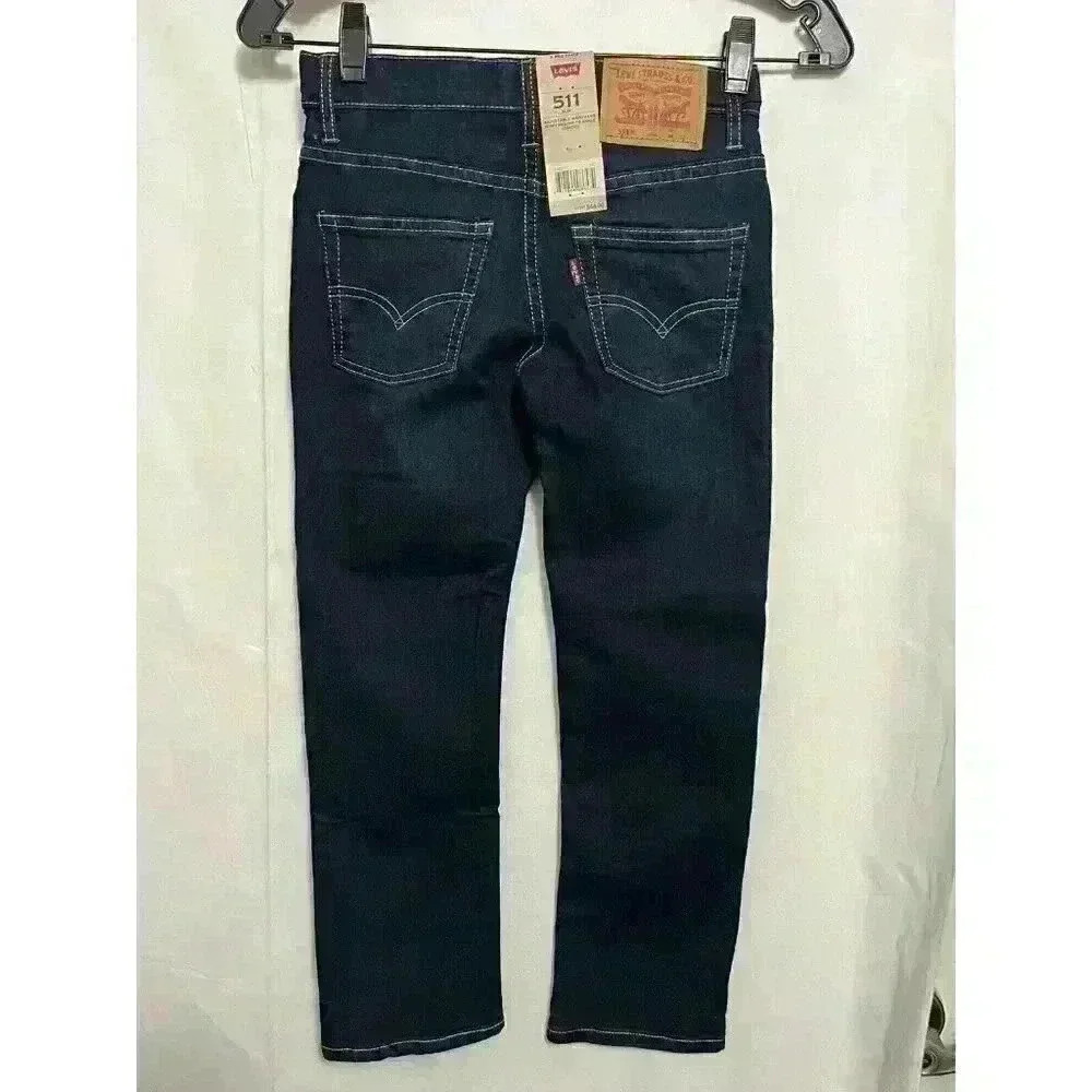 LEVI’S 511 Jeans - Boys Size 8 Slim Jeans Denim NWT (24X22) A0015 - Picture 1 of 11